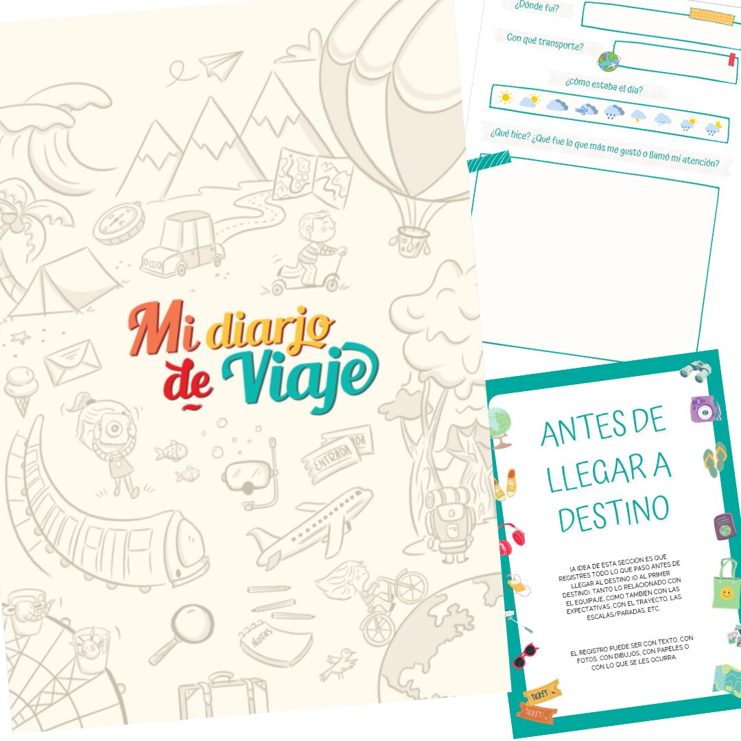 5 razones para escribir un diario de viaje 4 Diario de Viaje infantil