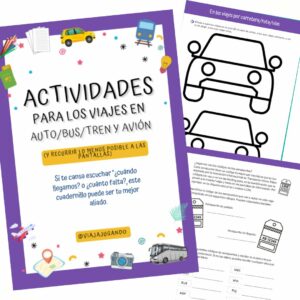 Actividades para los viajes en auto