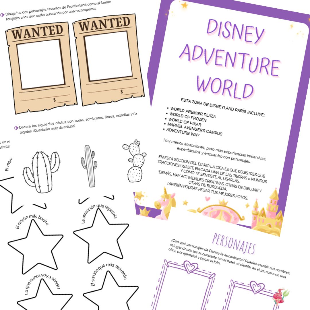 Diario de viaje DISNEYLAND PARÍS - PRINCESAS (pdf) 3 Diario de viaje DISNEYLAND PARÍS - PRINCESAS (pdf) - Imagen 2