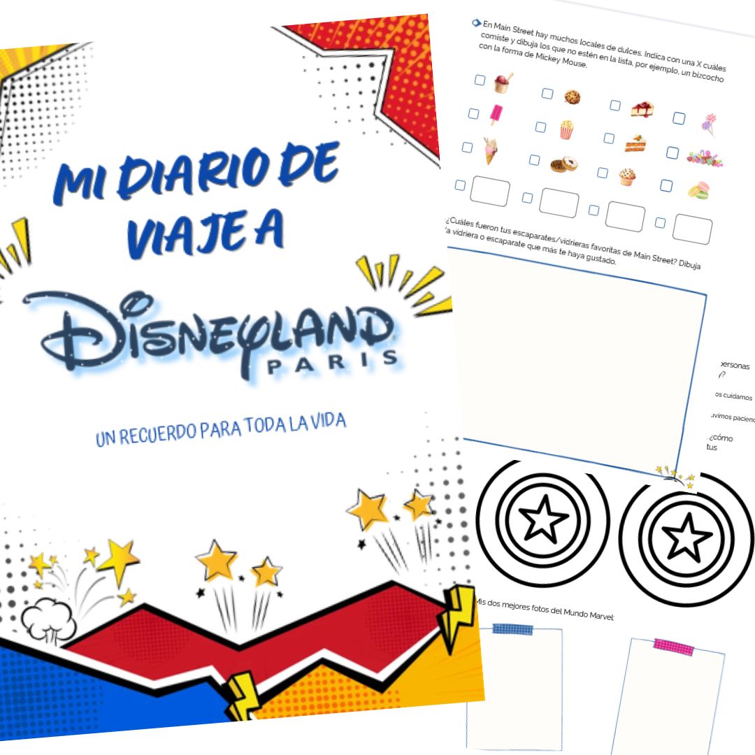 Diario de viaje Disneyland París Superhéroes y Superheroinas